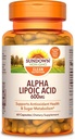 Sundown Naturals Super Alpha Acid lipoic 600 mg capsule
