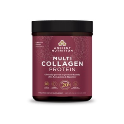 Nutriție antică Colagen Peptides pulbere, Multi Colagen Proteina, Femei & Bărbați, Vitamina C, Probiotice, Hidrolized Colagen, Sprijină Pielea, Articulații, Sănătate Gut, Nearomate, 60 Serviri