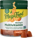 Megafood Femei Multi - Multivitamine pentru femei - Vitamine Gummy - Vitamina C, Vitamina D, Zinc, Vitamina B12 & Choline - Suport Imun si Sanatate Bone - Vegetarian - Tangerine - 60 Gume (30 Serviri)