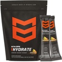 MTN OPS Hidrate Electroliti Powder Drink Mix, 20 Double Serving On-The-Go Electrolyte Packs cu peste 1000mg de Electroliți per Servire, Mango Peach