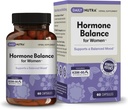 Echilibrul hormonilor - Suplimentul serotoninergic al femeilor - KSM-66 Ashwagandha, Dong Quai, Chaste Tree Berry, Rhodiola, & Extrasul boabelor de cacao - pentru hormonii feminini, PMS, Menopause (60 capsule)