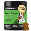 Chews de câine verde de iarbă - Neutralizator de urină pentru gazon, Pee Grass câine ajută Yard Stay Green Adresarea spoturi de ardere cu probiotice și enzime (Turcia)