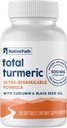 Curcumina nativePath cu ulei de semințe negru - Advanced Antioxidant & Supplement de sprijin comun - Softgels turmeric premium cu absorbție ridicată îmbunătățită, non-GMO & Gluten-Free, 60 Softgels