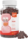 Gume de fier Zahler cu vitamina C - pentru femei, bărbaţi şi copii - Cel mai bun uşor de mestecat supliment de fier Kosher pentru copii & adulţi - 60 Conte
