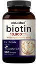 NatureBell Biotin 10000mcg + Acid hialuronic 25mg 