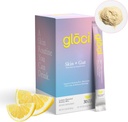 Gloci Skin + Gut - Probiotic DE111 - Acid hialuronic, magneziu, vitamina C, zinc, nucă de cocos pulbere de apă - Studiat clinic Probiotic pentru piele radiantă, sanatate, hidratare - 30 Conte