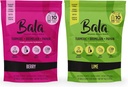 BALA Pachete cu pulbere Enzimă Turmerică, Mix de hidratare fără zahăr pentru sănătate gutoasă, Suport imun, Aromă naturală, Cutie 10