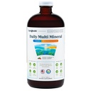 LIQUIDHEALTH Daily Multi Mineral Liquid Supplement cu acid fuzelian, pe bază de plante Aquamin Sea Trace Ocean Minerals - Immune Support, Energy, Gut Health, Detox - Made in USA, Vegetarian (32 oz)