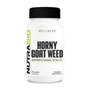 NutraBio Horny Capre supliment de extract de buruieni, 500mg - atât pentru bărbați și femei, ajută la susținerea energiei și vitalității, 90 capsule vegetale