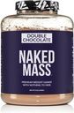 NUKED masă dublă de ciocolată - 1,260 calorii, 50G proteine, nimic artificial. Toate greutatea naturală Gainer pulbere de proteine - 8Lb vrac, OMG gratuit, gluten gratuit și soia gratuit