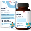 Probiotice NATURE pentru bărbații cu Supliment de îngrijire, Prebiotice și Probiotice pentru bărbați Digestive și Immune Health,60 Miliarde CFUs & 14 Stabile, Gluten & Soy Free (90 comprimate)