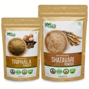 ORGANIC ZING Shatavari- 454g & Triphala pulbere- 100g