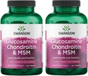 Swanson Glucosamină Chondroitin & Msm 500/400/200 Milligrams 120 Tabs (2 ambalaj)