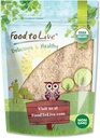 Hrană pentru a trăi - Organic întreg Psyllium Husks, 1 Liră - Non-GMO Flakes, Vegan, Neîndulcit, Nearomat, Bogat în Fibră dietetică, Natural Food Thischener, Mare pentru gătit