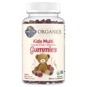 Gradina de viata Organice pentru copii Gummy Vitamine, Certified Organic, non-GMO & Vegan Complete pentru copii - B12, C & D3 Gluten, Soy & Dairy Free fructe reale Chew Gummies, Multi, Cherry, 120 Conte