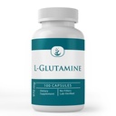 Ingrediente originale pure L-glutamină în mod natural Aminoacid, non-GMO & Gluten-Free (100 capsule)