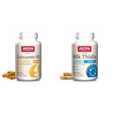 Jarrow Formulas Curcumin 95 500mg - Până la 120 Servings (Veggie Caps) & Milk Thistle 150 mg cu 30:1 Standardizat Silymarin Extract