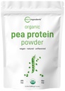 Micro Ingrediente America de Nord crescut, Organic Pea Proteina Pulbere, 1KG (2,2 Lire) 