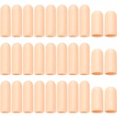 Frienda 30 Piese Gel Deget protector Cots Silicon capac maneci capac pentru Deget Cracking Trigger Suport (Aprocot)