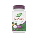 Natura's Way Leg Veins, Suportă sănătos picior Vein Putere*, 6-Herb Blend, Cal Chestnut Extract și Dandelion Supliment, Gluten gratuit, 60 Vegan capsule (Packing May Vary)