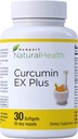Curcumina Turmeric Supliment, Curcumin EX Plus cu extract de semințe de struguri, Resveratrol și polifenoli de vin roșu pentru sănătate comună și sănătate cardiacă, Curcuminoide Complex 500mg capsule