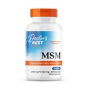Cel mai bun MSM al doctorului, susține păr, piele, unghii, & articulații, non-GMO, gluten gratuit, 3000 mg per servire, 360 capsule