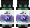 Swanson Albion Glicinat de zinc Chelat 30 Milligrams 90 Capsule (2 ambalaj)