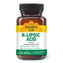 Country Life R-Alpha Acid Lipoic Complex 300mg - Acid alfa-Lipoic 270mg & Acid R-Lipoic 30mg - Suport antioxidant - No Yeast, Corn, Wheat, Soy, Gluten, Milk - Alpha Lipoic Acid Supplement