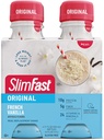 SlimFast Masă de înlocuire Shake, original franceză vanilie, 10g de gata să bea proteine pentru pierderea in greutate, 11 Fl. Oz Sticla, 4 Conte (Packing May Vary)