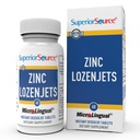 Lozenjeturi de zinc sursă superioară - Suplimentul de sprijin al sistemului imunitar - Trace Suplimentul mineral SIDA Sisteme și funcții - Supliment de zinc pentru femei și bărbați - 60 comprimate de dizolvare instantanee