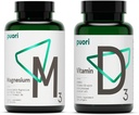 Puori Vitamina D3 şi Suplimentul de zinc de magneziu Bundle pentru funcţie musculară sănătoasă, sănătate osoasă, suport imunitar şi creşterea concentraţiei de calciu- non-GMO şi gluten-gratuit