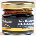 Be Bodywise Pure Himalayan Shilajit Resin Gold I Lab Tested I Ashwagandha, Gokshura & Saffron I Acid pelvian & Trace Minerals I Shilajit for Men & Women 
