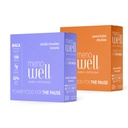 MenoWell Menopause Energy and Proteine Bars for Women (Formally Bossa Bar), Double Chocolate Brownie (10 Count) și Peanut Butter Chocolate (10 Count), High Fiber and Proteine, 20 Count (1 cutie de fiecare)