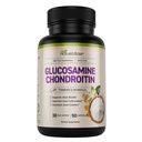 Baza naturii Glucosamină Chondroitin MSM Colagen - Supliment comun de sprijin pentru mobilitate, flexibilitate, și confort - cu Turmeric, Boswellia - pentru bărbați și femei - 90 capsule