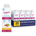 Nepro Nutritie Shake pentru persoanele aflate in dializă, 19g Proteina, 420 Calorii, Unt Pecan, 8 fl oz, Pachet de 24
