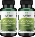 Swanson Controlled Release Curqfen Curcumin/Fenugreek Complex 60 Veg Capsule (2 ambalaj)