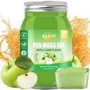 (18 OZ) Irish Sea Moss Gel Organic Raw Vegan Apple Flavor 102 Vitamine și Minerale Wild Harvested Non-GMO Immune Defense Booster tiroida suport digestiv