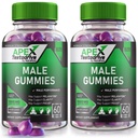 (2 Pack) Apex Testodrive, Apex Testodrive Supliment alimentar pentru bărbaţi, Apex Testodrive Won All-Natural Formula pentru wellness şi performanţă maximă, Apex Drive Gomitas Review (120 Gummes)