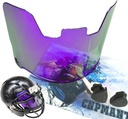 Nu Fog Football Visor, Youth and Adult Football Helmet Viosor. Protecţie facială Vizor pentru accesorii pentru căşti de fotbal, Rezistenţă la şoc, Scratch Resistent, Bloc UV, Reduce Glare,OK Clarity