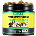 Probiotice pentru câini Digestive Health, Digestive Soft Chews pentru câini, Probiotice câine și enzime digestive, 120 Dog Chews Omega-3 & 6, Vitamina, Îmbunătățirea Digestion, Imunitate