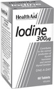 Ajutor pentru sănătate 300mcg comprimate de iod - ambalaj de 60 comprimate