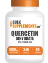 BulkSupplements.com Quercetin Capsule Dihidrate - Quercetin Suplimente, Antioxidanti Supliment - 4 Capsule per Serving, 240 Conte (Pachet de 1)