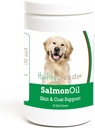 Rase sănătoase Golden Retriever Somon ulei moale Chews 90 Count