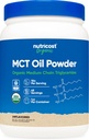 Nutricost Organic MCT Oil Powder 1 LB - Certified USDA Organic, Great for Keto, Ketosis and Ketogenic Diets - Zero Net Carbs (Medium Chain Trigliceride)