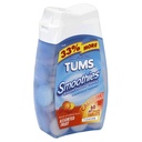 TUMS Smoothies extra Putere Asortate de fructe Antiacide masticabile 60 Număr de comprimate