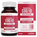 SoActive CoQ10® 250 mg: CoQ10 Fitozom cu până la 9X Absorbție superioară - Livrare celulară dovedită - susține producția de energie celulară (60 capsule)