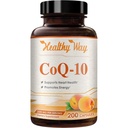 Coenzime Q10 200mg CoQ10 Supliment -O dată pe zi CoQ10 200 mg capsule cu pulbere pentru sănătate cardiacă, suport antioxidant și energie -non-GMO, absorbție rapidă Ubichinonă Q10 Coenzime (Single)