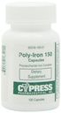 Supliment alimentar - Capsule din policarbonat de fier 150 mg (100 capsule per flacon) de Cypress Pharmaceutical #185-01 (2 flacoane a 100 capsule)