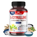 Capsule suplimentare L-Citrulline Îmbogățite cu L-Arginină, Taurină, Creatină, Tongkat Ali, Fadogia Agrestis 