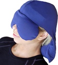 Sinus Presiune & Migrenă Migrenă Migrenă Cap de ajutor și Eye Wrap - Penetrare profundă pălărie de gheață din plante pentru Sinusuri fierbinte sau rece